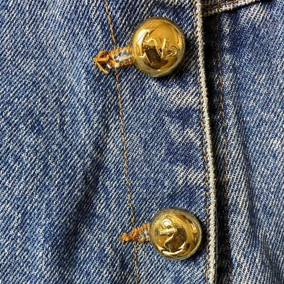 Vintage Authentic Made In the Shade Jean Skirt Size 7 - Picture 3 of 4